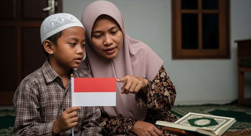 Ketika Bendera dan Sajadah Menyatu: Merajut Cinta Tanah Air dan Agama dalam Jiwa Anak